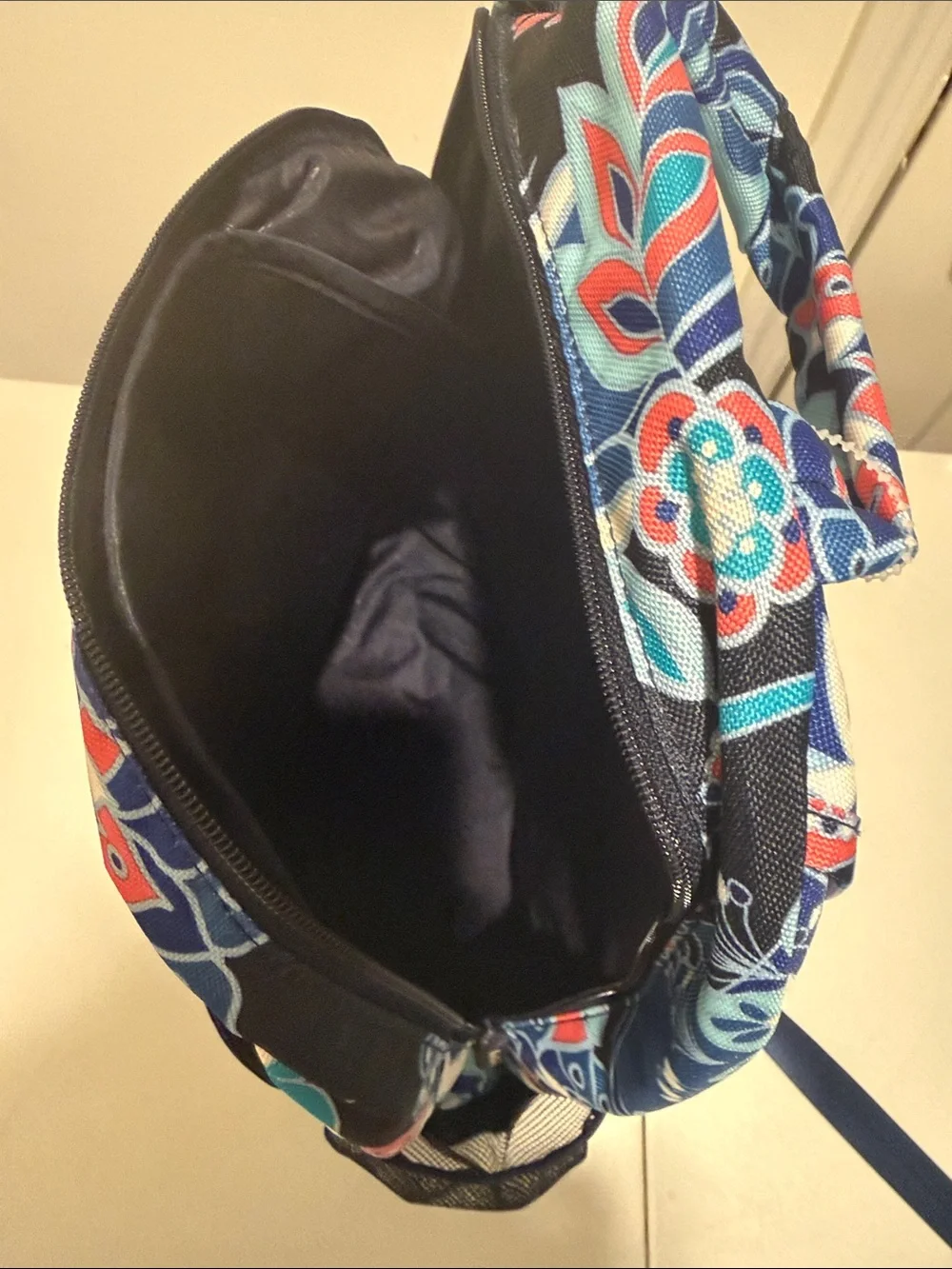NWT Vera Bradley lighten up essential backpack, lotus flower swirl Travel School